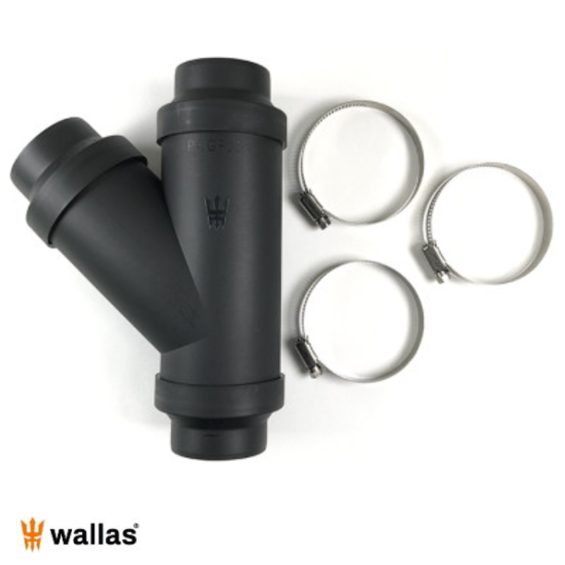 Raccord en Y 60 mm Wallas