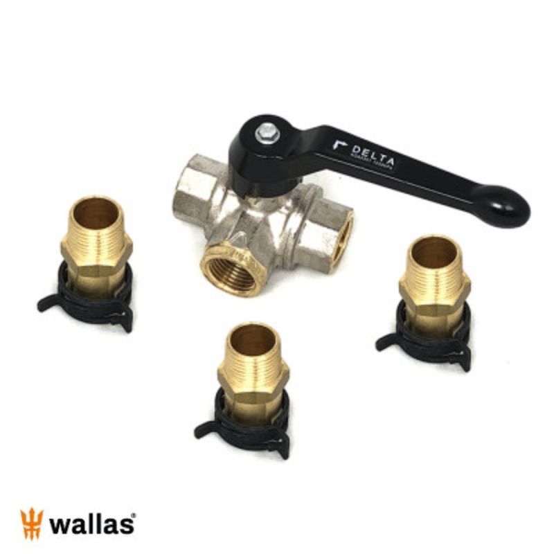 Vanne d'eau à 3 voies