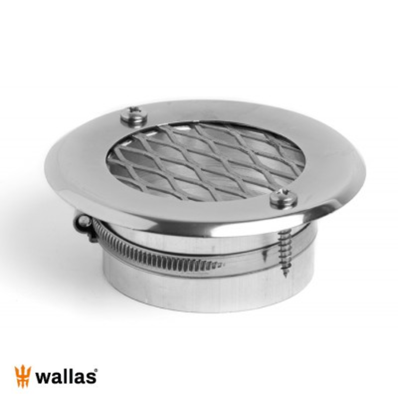 Grille d’admission pour conduit d’air ø 75 mm Wallas