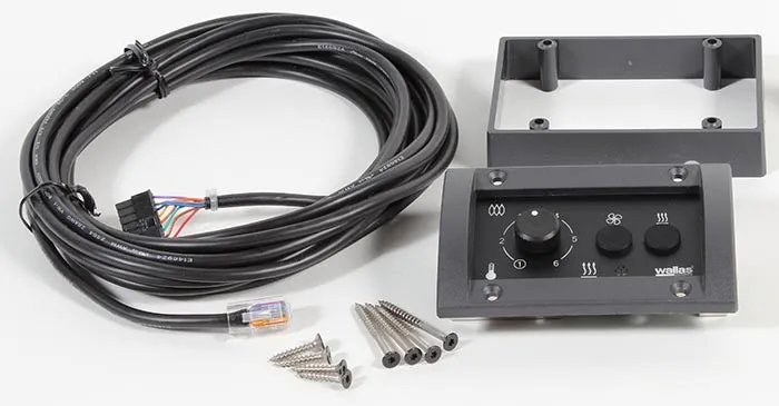 Control panel with cable