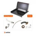 Wallas 1200 FF : Plaque de cuisson / chauffage encastré diesel 2 200 W sans gaz - Kit complet d'installation